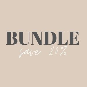 bundle 2+ items, save 20%!